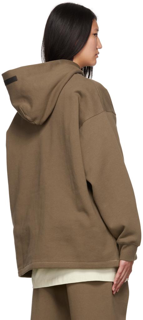 Brown Relaxed Hoodie商品第3张图片规格展示