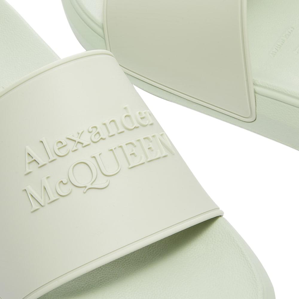 Alexander McQueen Logo Wedge Sole Pool Slide商品第4张图片规格展示