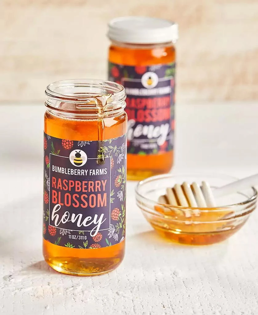 商品Bumbleberry Farms|Raspberry Blossom Honey Set of 2,价格¥199,第2张图片详细描述