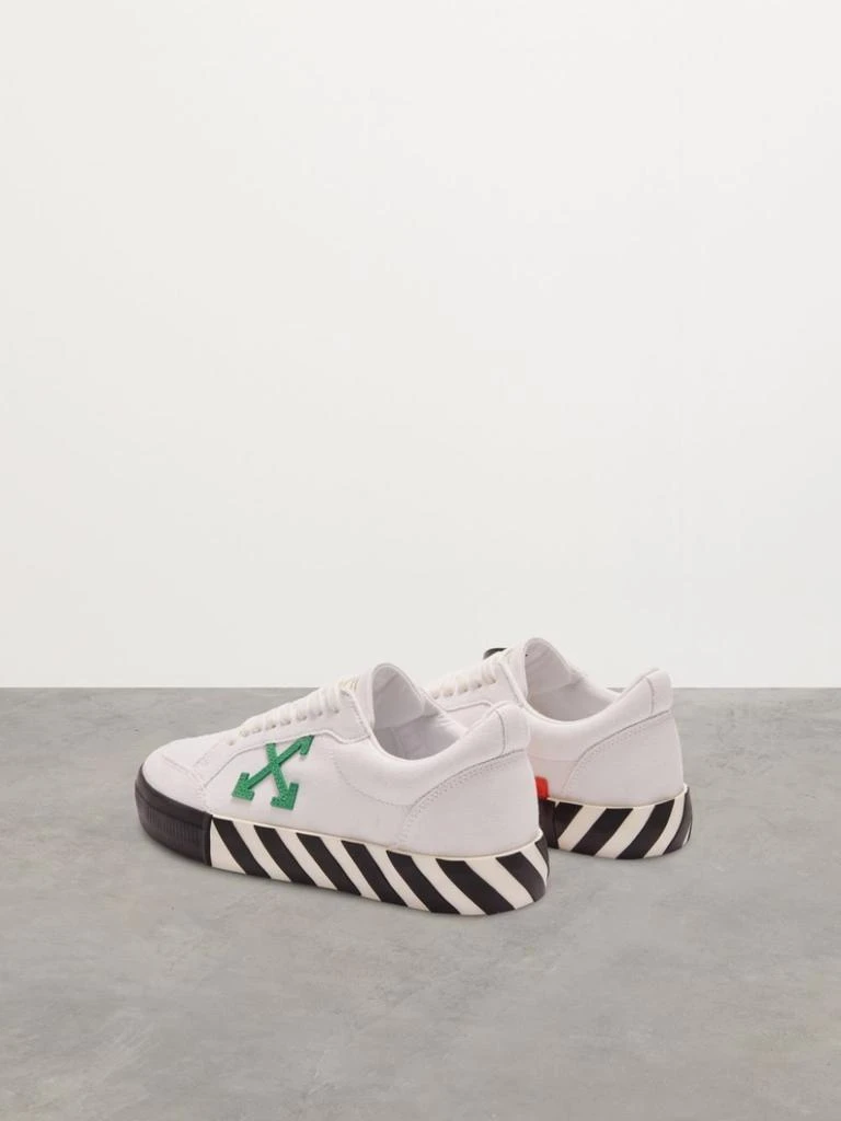 商品Off-White|OFF-WHITE Low Vucanized canvas sneakers,价格¥1553,第4张图片详细描述