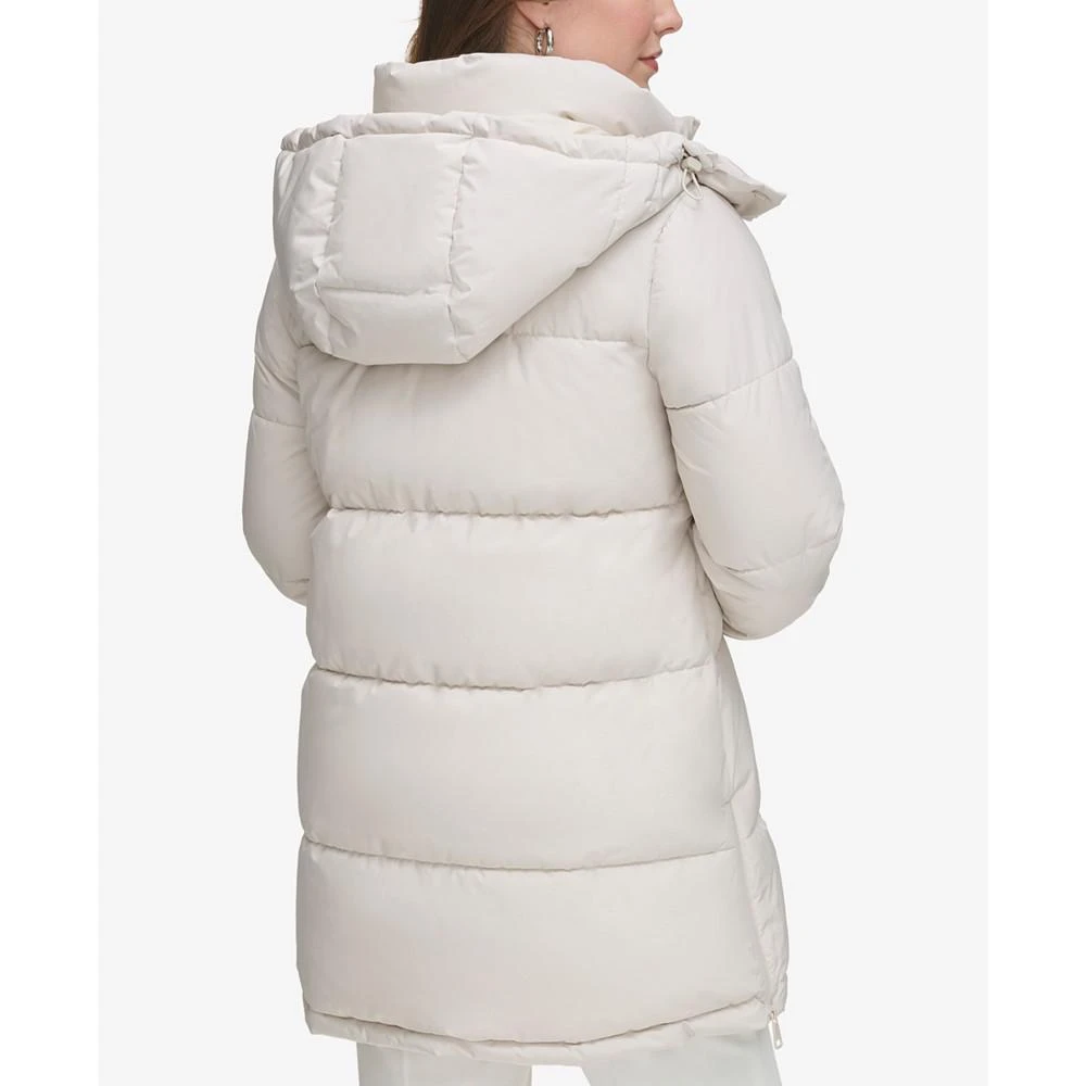 商品Calvin Klein|Women's Hooded Stand-Collar Puffer Coat,价格¥1463,第2张图片详细描述