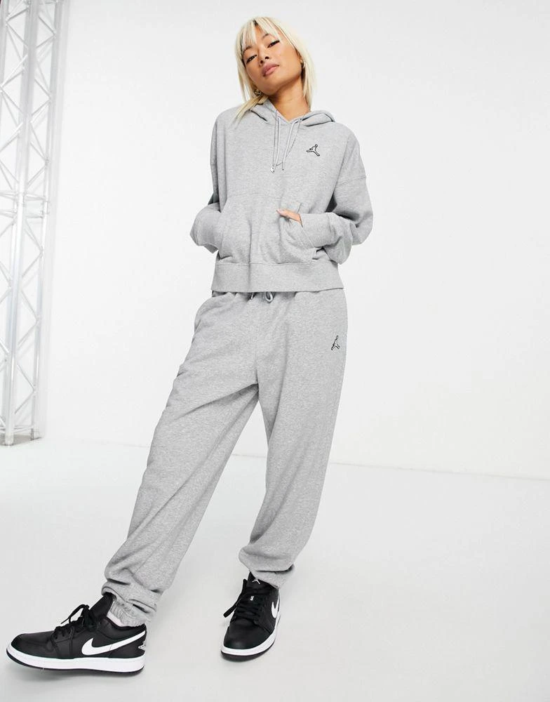 商品Jordan|Jordan essential fleece hoodie in grey,价格¥560,第3张图片详细描述