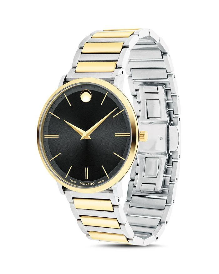 商品Movado|Ultra Slim Two-Tone Watch, 40mm,价格¥5893,第2张图片详细描述