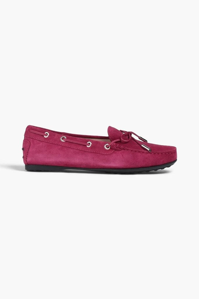 商品Tod's|Heaven Lacetto suede loafers,价格¥1189,第1张图片