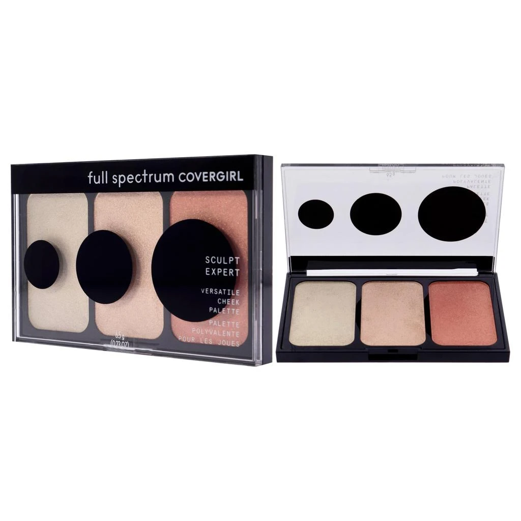 商品Covergirl|Full Spectrum Sculpt Expert Cheek Palette- FS100 by CoverGirl for Women - 0.23 oz Blush,价格¥104,第1张图片