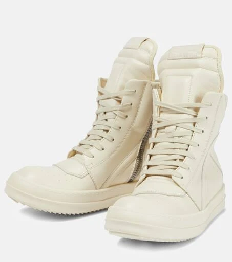 商品Rick Owens|Geobasket皮革高帮运动鞋,价格¥6144,第5张图片详细描述