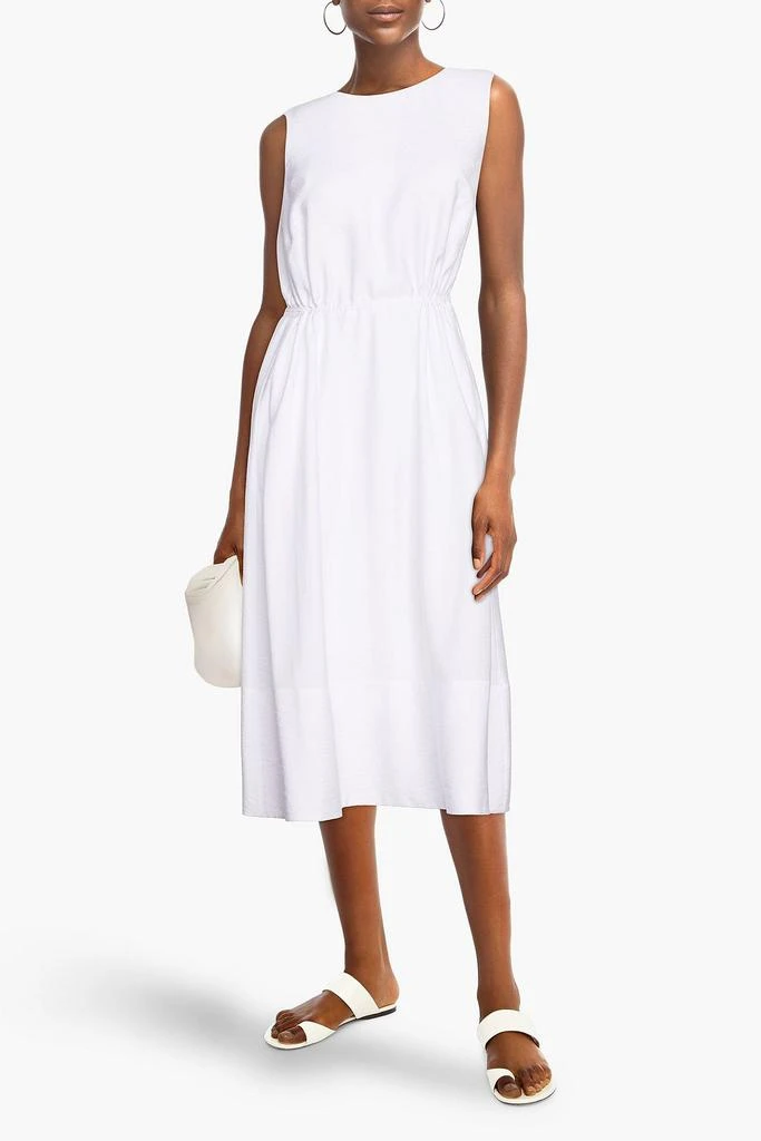商品Vince|Wrap-effect crepe midi dress,价格¥1525,第4张图片详细描述