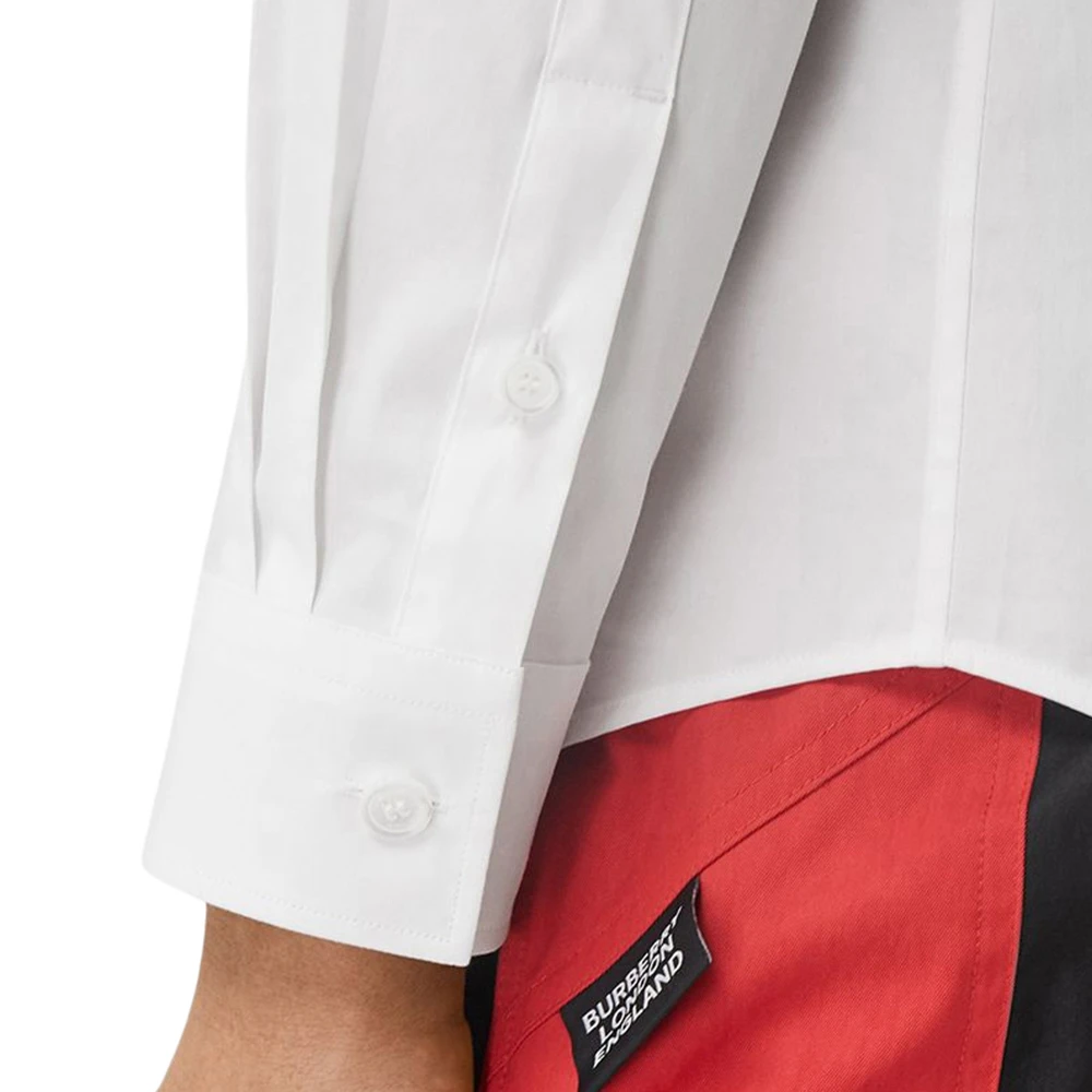 BURBERRY 白色男士衬衫 8032308 商品
