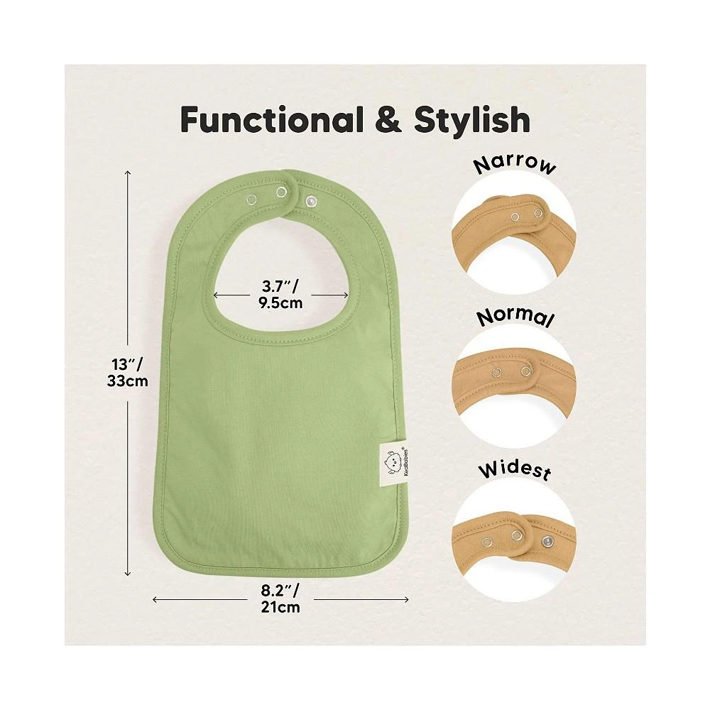 商品KeaBabies|8-Pack Organic Baby Bibs for Boy, Girl, Drool Bibs, Baby Bib for Girls, Boys,价格¥179,第2张图片详细描述