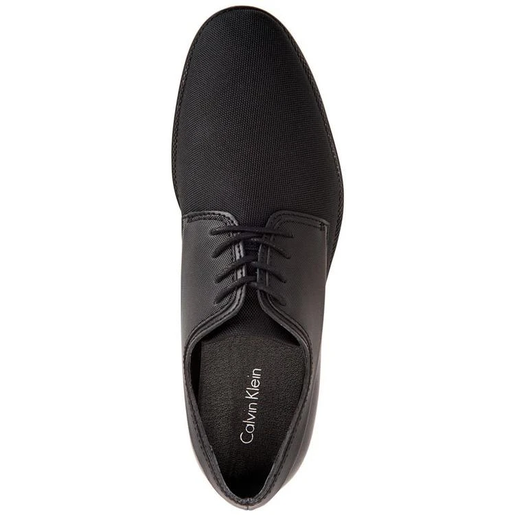 商品Calvin Klein|Men's Kellen Black Ballistic Nylon Oxfords,价格¥447,第4张图片详细描述