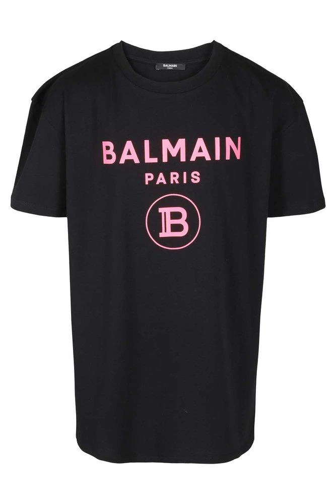 商品Balmain|Balmain Kids Logo Printed Crewneck T-Shirt,价格¥922,第1张图片