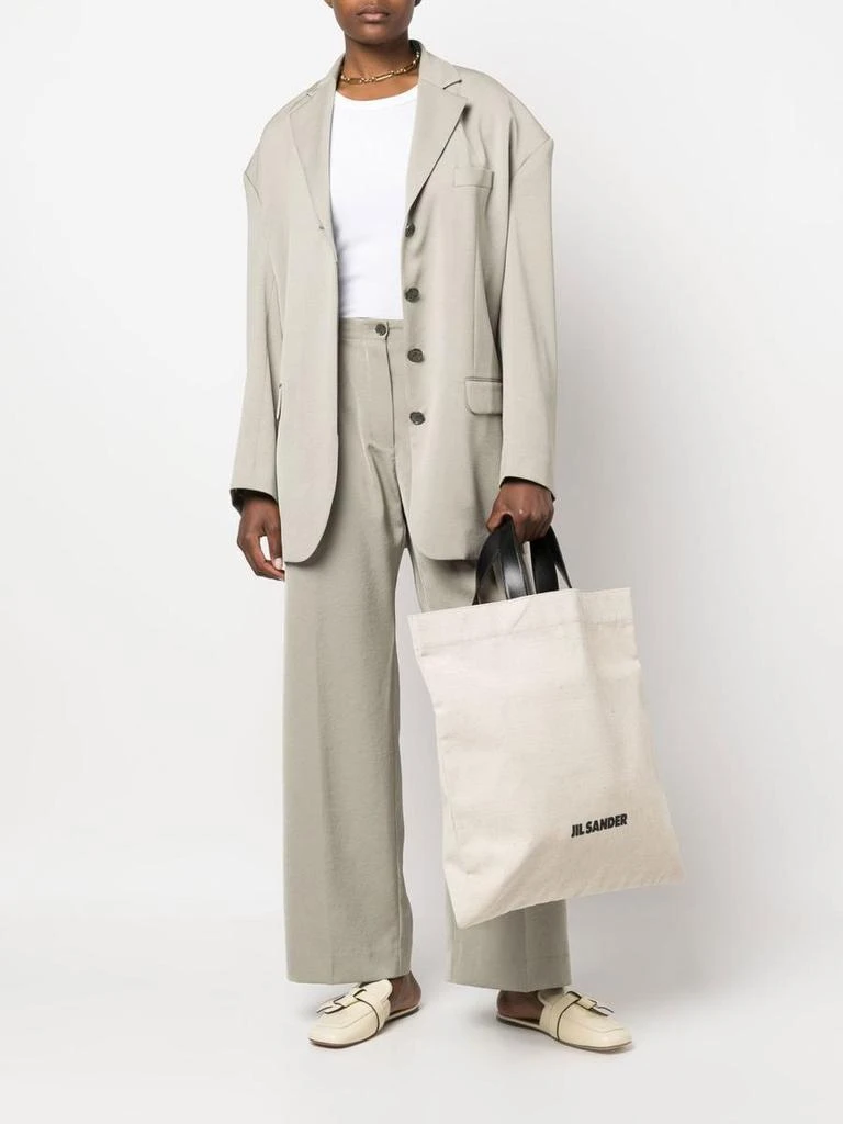商品Jil Sander|JIL SANDER Logo-print tote bag,价格¥2706,第5张图片详细描述
