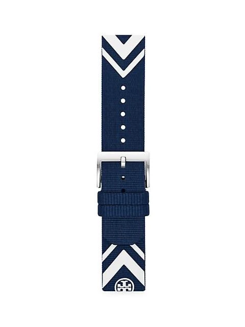 商品Tory Burch|TB Apple Strap Chevron-Print Grosgrain Apple Watch® Band,价格¥713,第2张图片详细描述