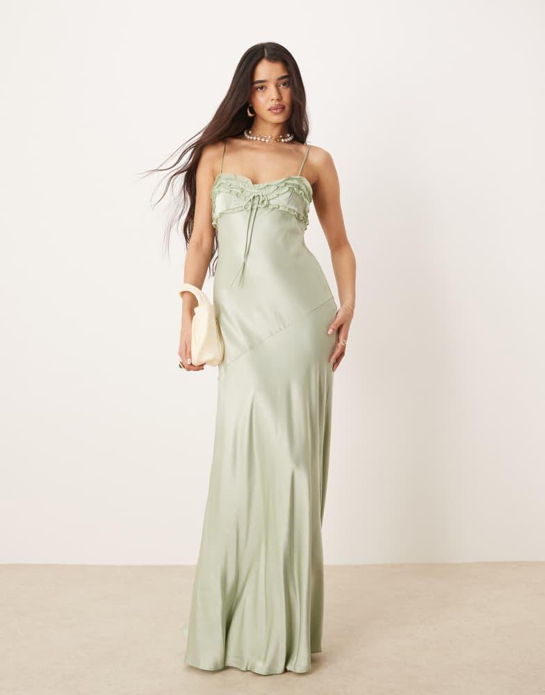 knee length dresses for ladies For Love & Lemons Emmaline Maxi Dress – Mikinola