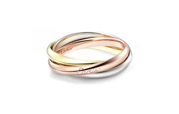 商品[国内直发] Cartier|CARTIER卡地亚 字母雕刻 窄版 小号款 2.5mm 18k金 戒指 男女同款情侣款 多色,价格¥12087,第6张图片详细描述