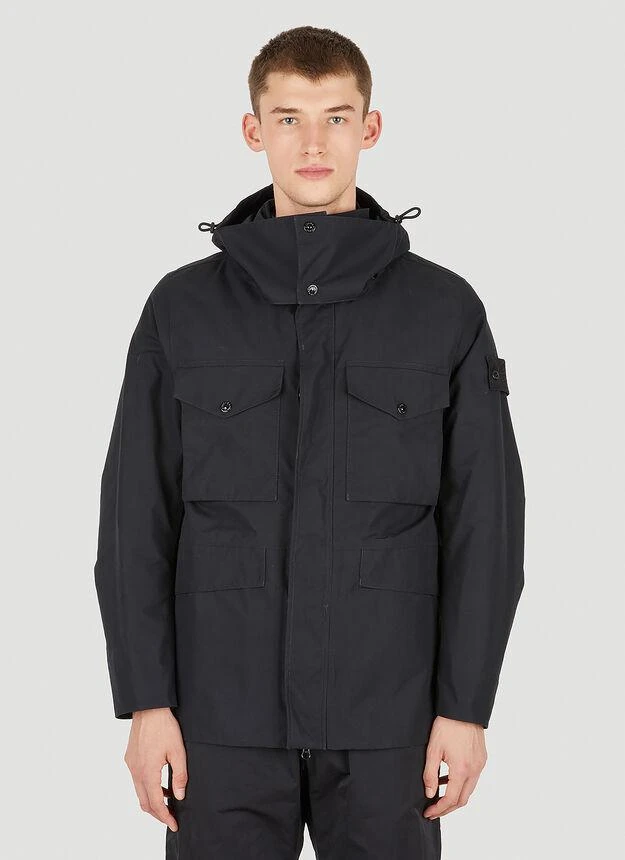 商品Stone Island|Compass Patch Jacket in Black,价格¥8497,第1张图片