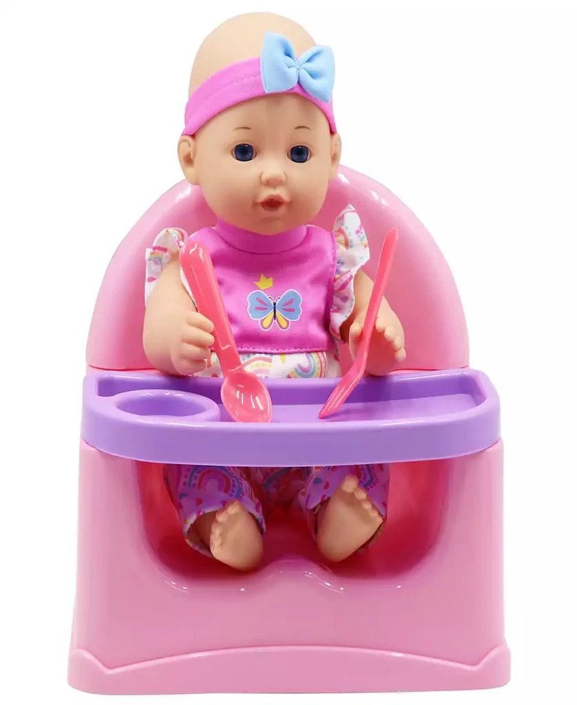 商品Dream Collection|Feeding Fun Baby Doll Gi-Go Dolls, Kids 7 Piece Playset,价格¥150,第5张图片详细描述