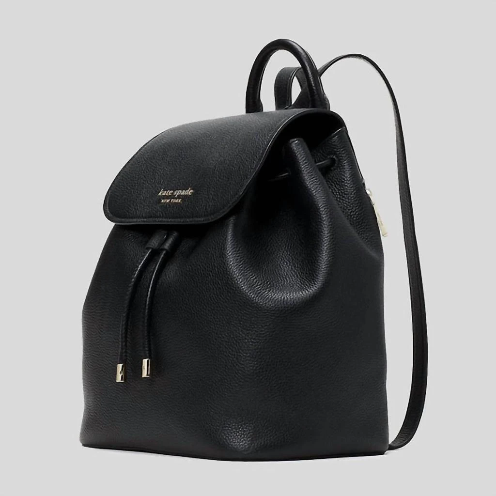 商品Kate Spade|Sinch Pebbled Leather Backpack In Black,价格¥1598,第2张图片详细描述