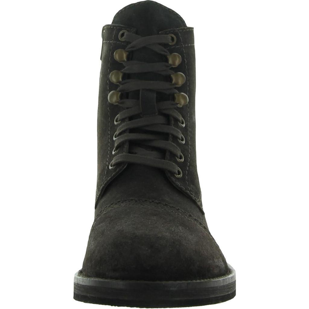 商品Steve Madden|Steve Madden Mens Buddy Solid Zipper Combat & Lace-up Boots,价格¥308,第6张图片详细描述