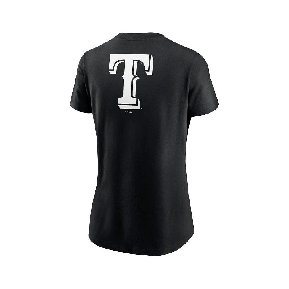 商品NIKE|Women's Black Texas Rangers Over Shoulder T-shirt,价格¥302,第2张图片详细描述