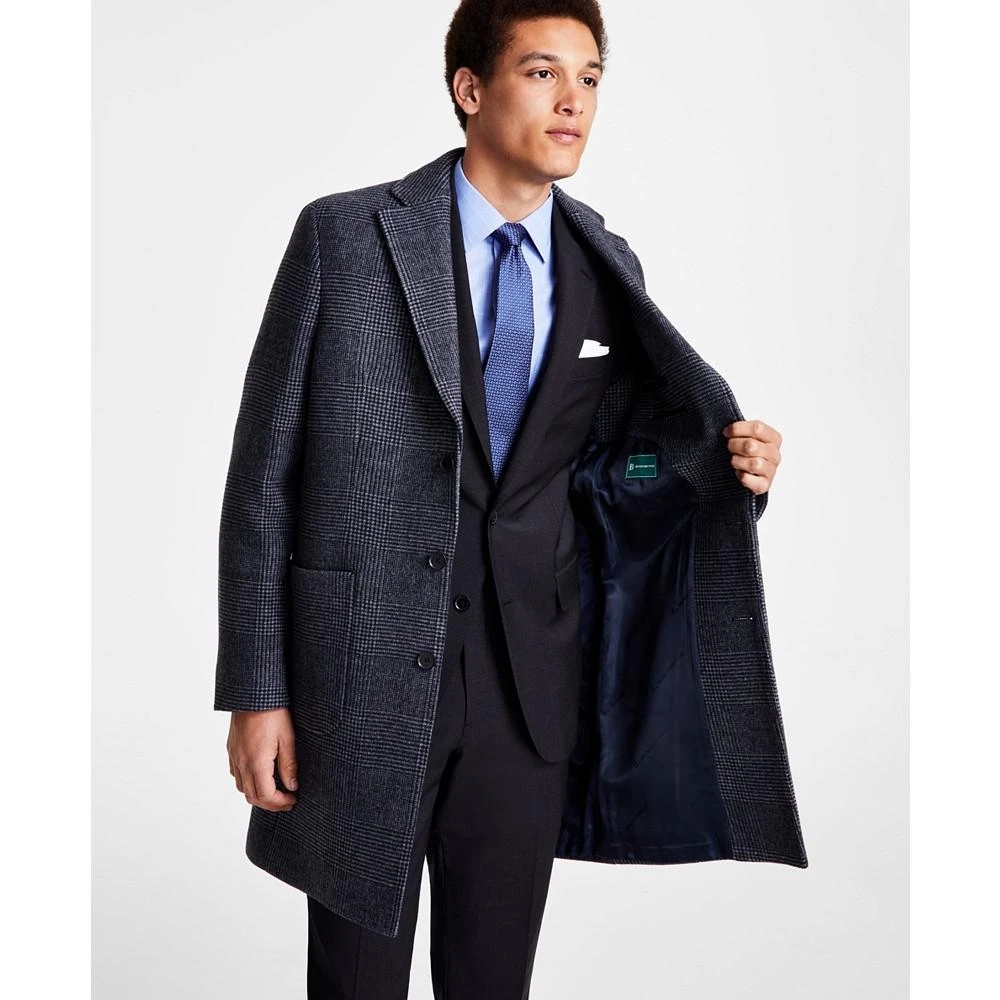 商品Brooks Brothers|Men's Plaid Double-Face Wool Blend Overcoat,价格¥2225,第4张图片详细描述