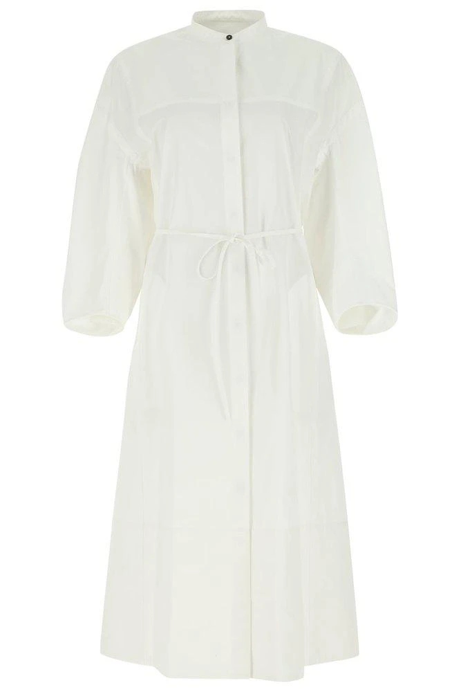 商品Jil Sander|Jil Sander Tie-Waist Midi Shirt Dress,价格¥3885,第1张图片