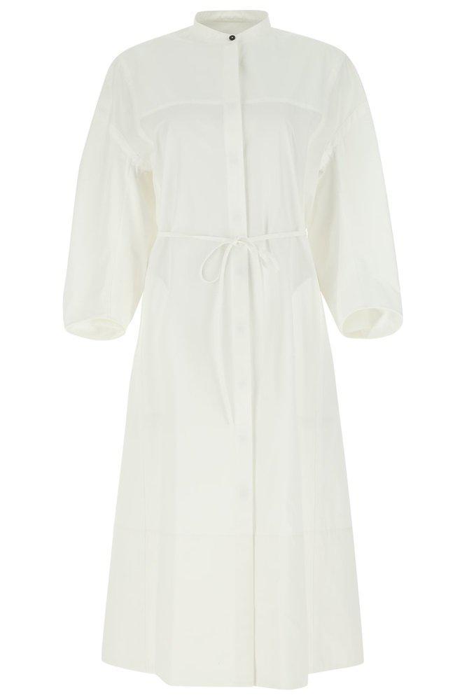 商品Jil Sander|Jil Sander Tie-Waist Midi Shirt Dress,价格¥3822,第1张图片