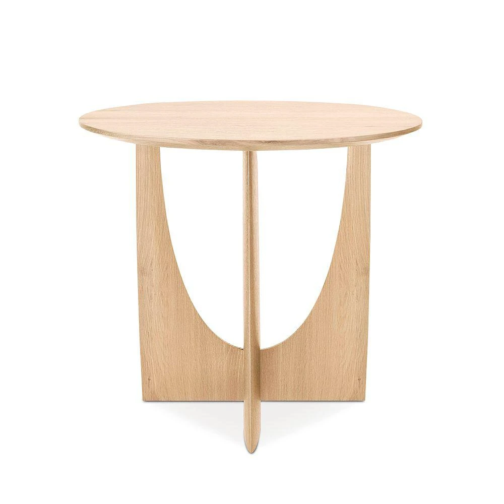 商品Ethnicraft|Oak Geometric Side Table,价格¥5157,第1张图片