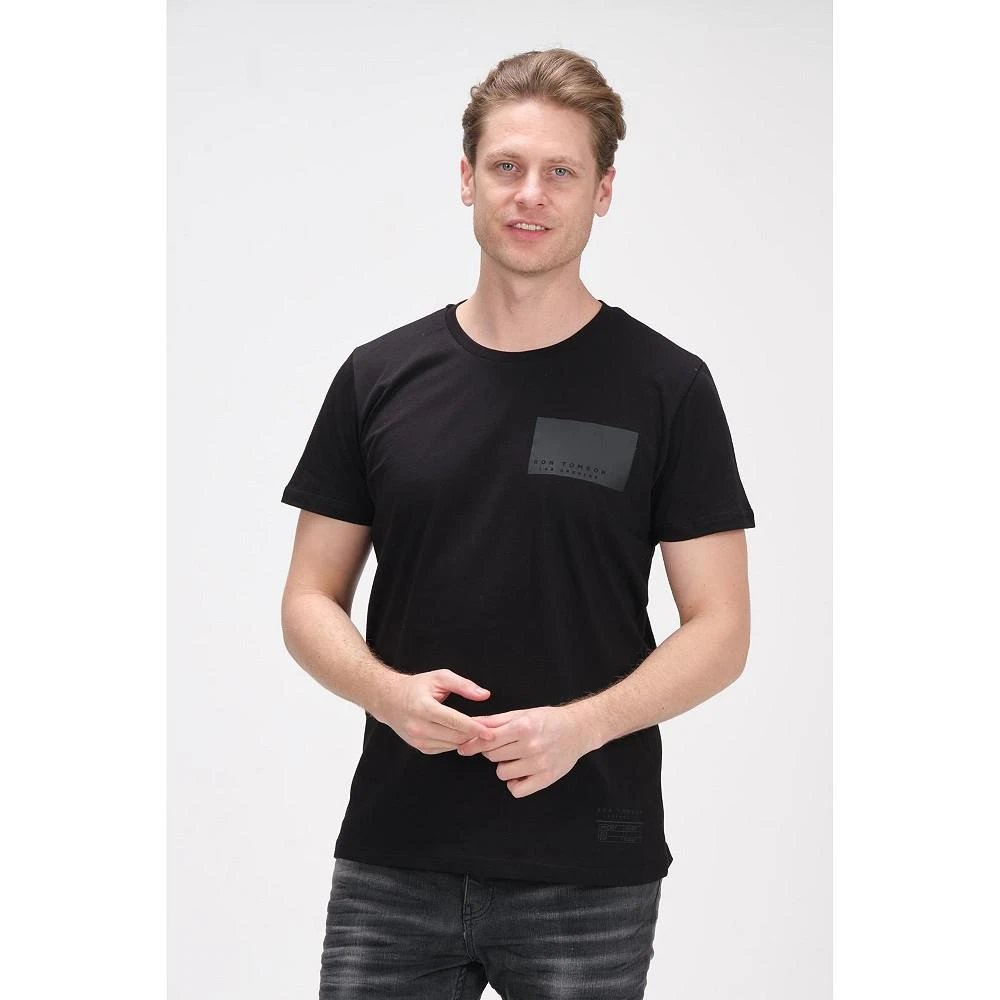 商品RON TOMSON|Men's Modern Fitted Panel T-shirt,价格¥290,第3张图片详细描述