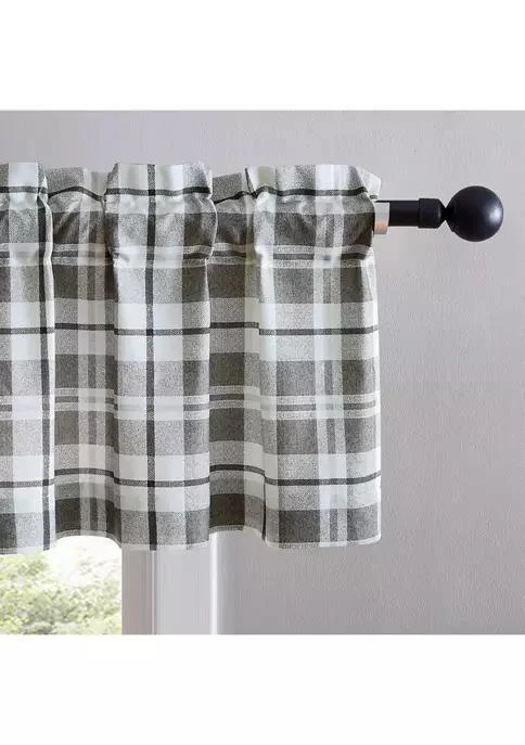 商品Eddie Bauer|Bauer Fall Creek Plaid Pole Top Window Valance,价格¥141,第2张图片详细描述