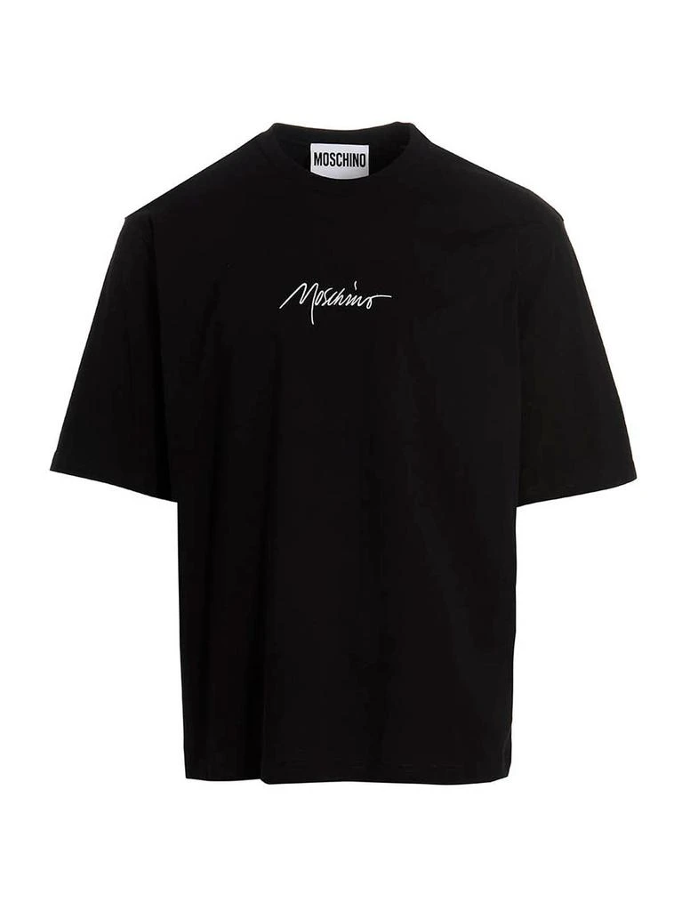 商品Moschino|Logo embroidery T-shirt,价格¥856,第1张图片