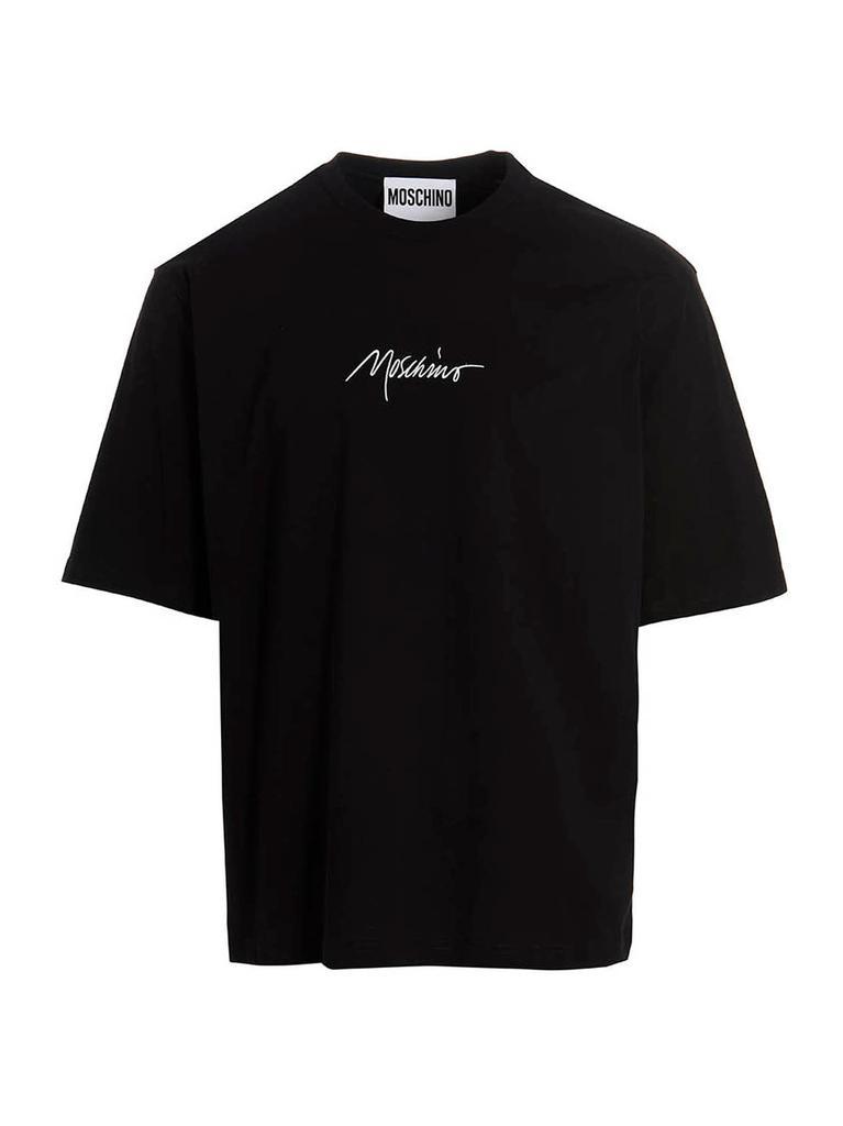 商品Moschino|Logo embroidery T-shirt,价格¥1287,第1张图片