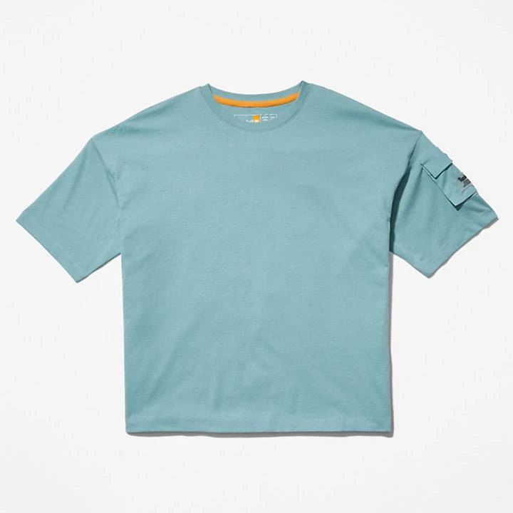 Progressive Utility Pocket T-Shirt for Women in Teal 商品