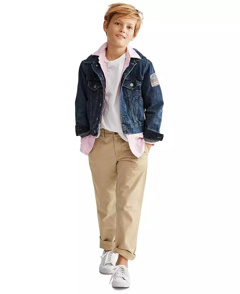 商品Ralph Lauren|Toddler and Little Boys Cotton Denim Trucker Jacket,价格¥680,第3张图片详细描述