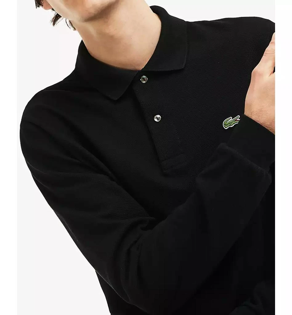 商品Lacoste|拉科斯特男士Polo长袖百搭纯色运动休闲衫,价格¥955,第4张图片详细描述