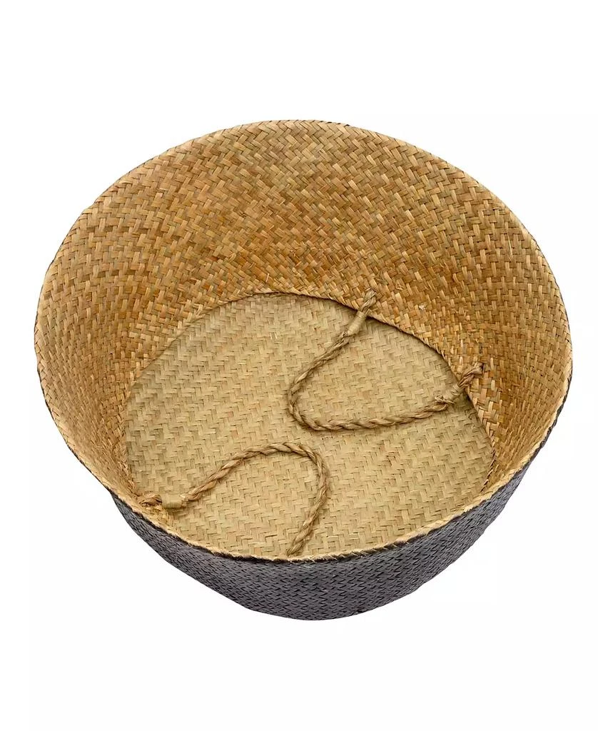 Set of 2 Folding Seagrass Belly Baskets 商品