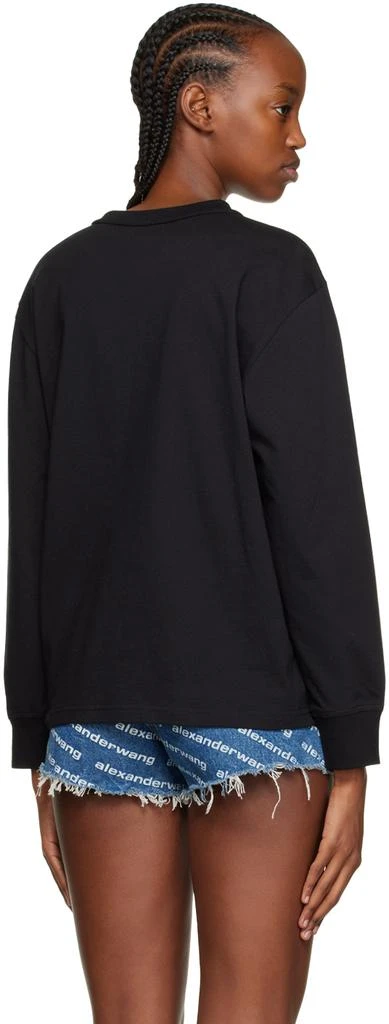 商品Alexander Wang|Black Puff Long Sleeve T-Shirt,价格¥631,第3张图片详细描述