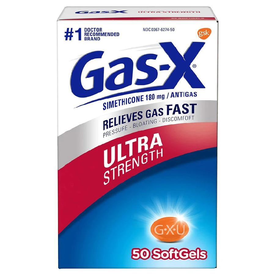 商品Gas-X|Ultra Strength Gas Relief Softgels,价格¥146,第1张图片