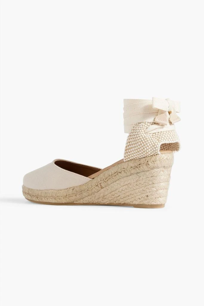 商品IRIS & INK|Gabriella canvas wedge espadrilles,价格¥331,第3张图片详细描述