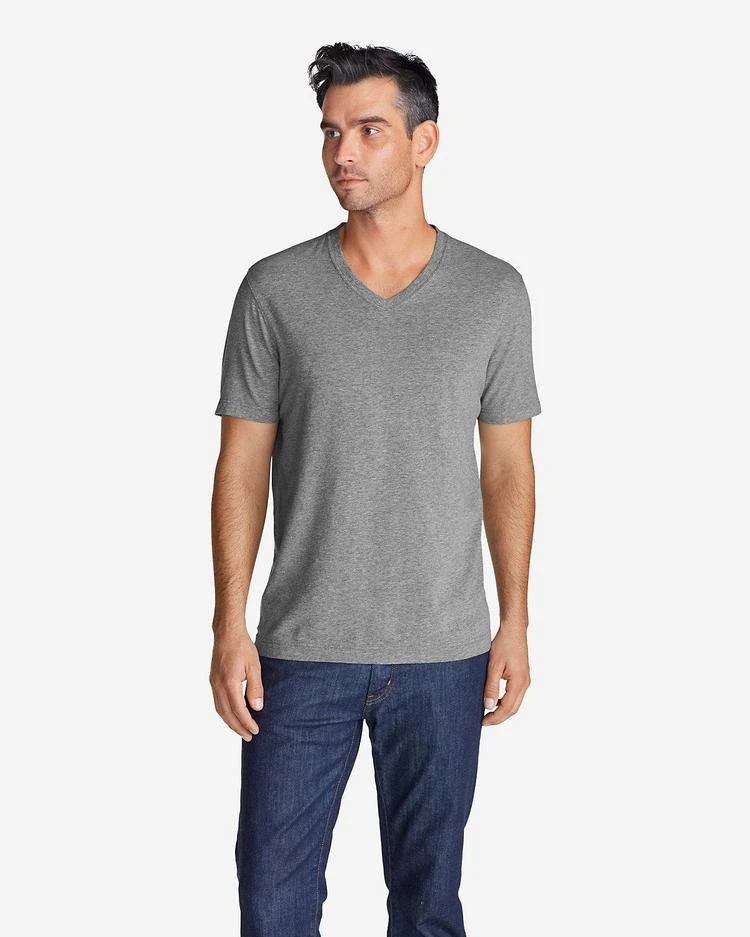 商品Eddie Bauer|Men&#39;s Lookout Short-Sleeve V-Neck T-Shirt,价格¥224,第4张图片详细描述