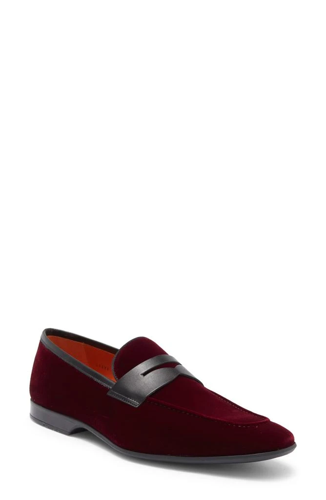 商品Magnanni|Vale Velvet Penny Loafer,价格¥999,第1张图片