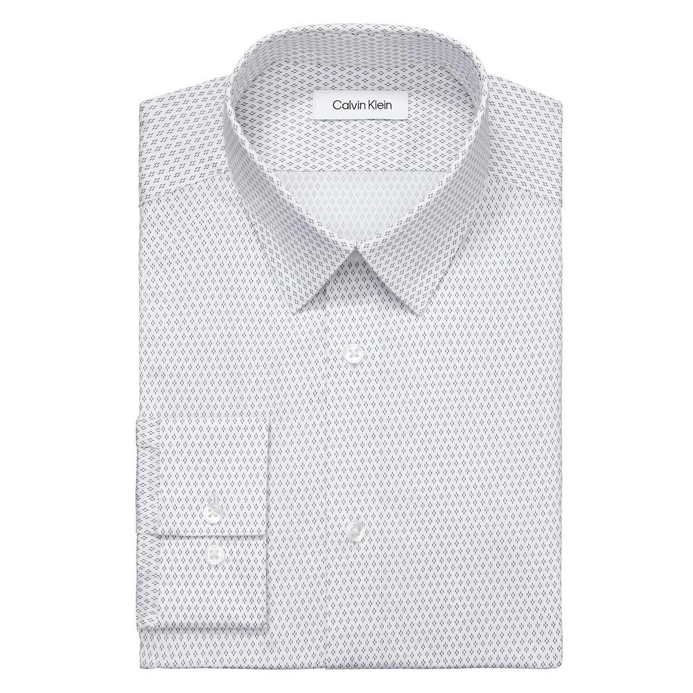 商品Calvin Klein|Men's Steel Slim Fit Stretch Wrinkle Free Dress Shirt,价格¥637,第3张图片详细描述