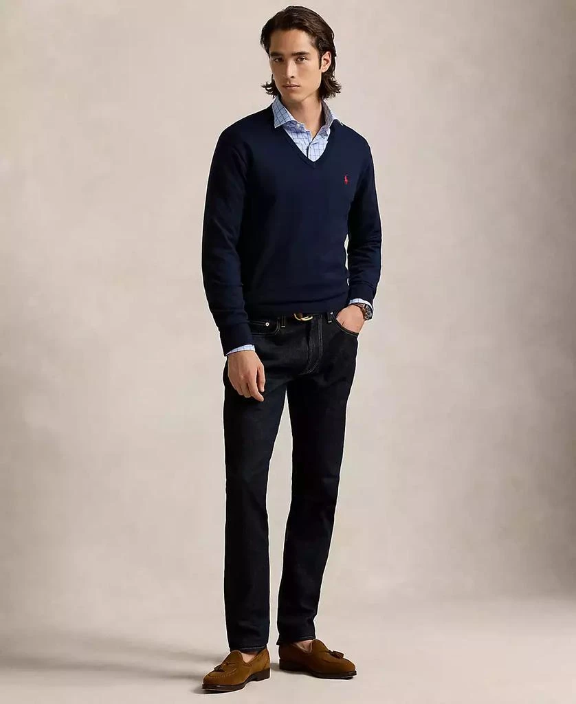 商品Ralph Lauren|Men's Cotton V-Neck Sweater,价格¥659,第4张图片详细描述