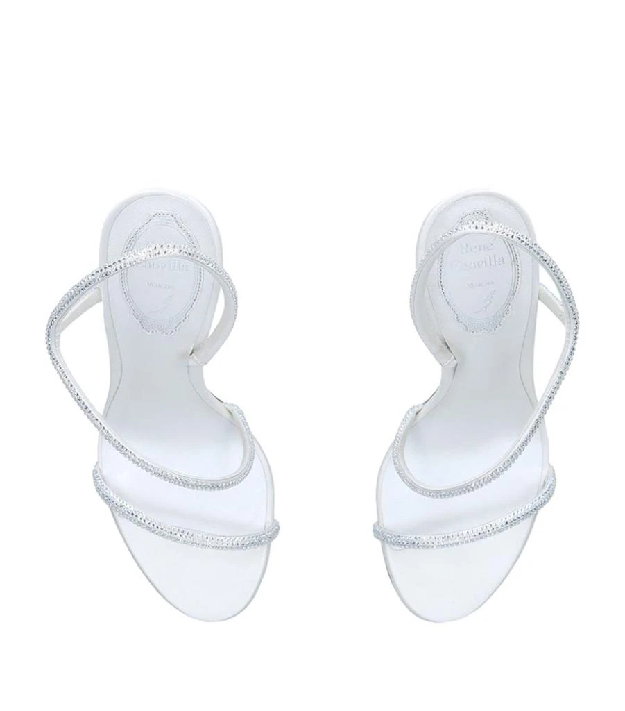 商品Rene Caovilla|Leather Jewelled Sandals 105,价格¥9147,第4张图片详细描述