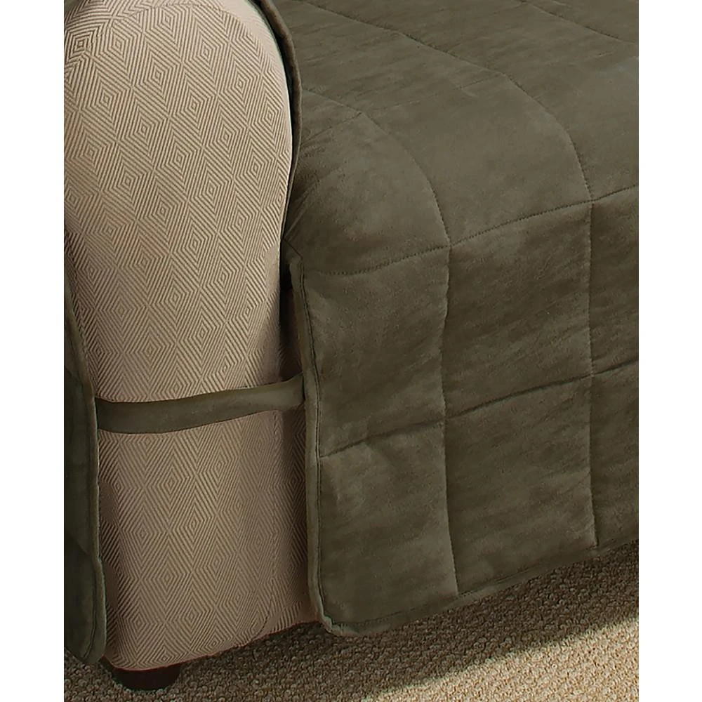 商品P/Kaufmann Home|Faux Suede Ultimate Loveseat Protector,价格¥567,第4张图片详细描述
