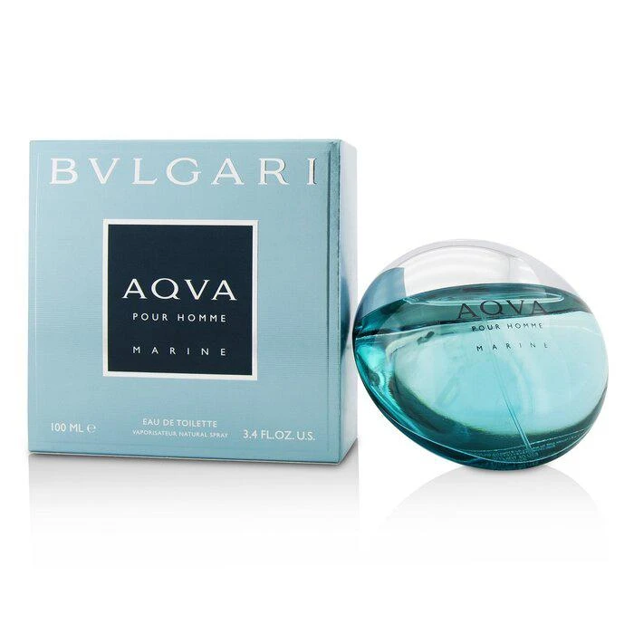 商品BVLGARI|宝格丽 活力海洋(海蓝)男士淡香水 EDT 100ml/3.3oz,价格¥574,第2张图片详细描述