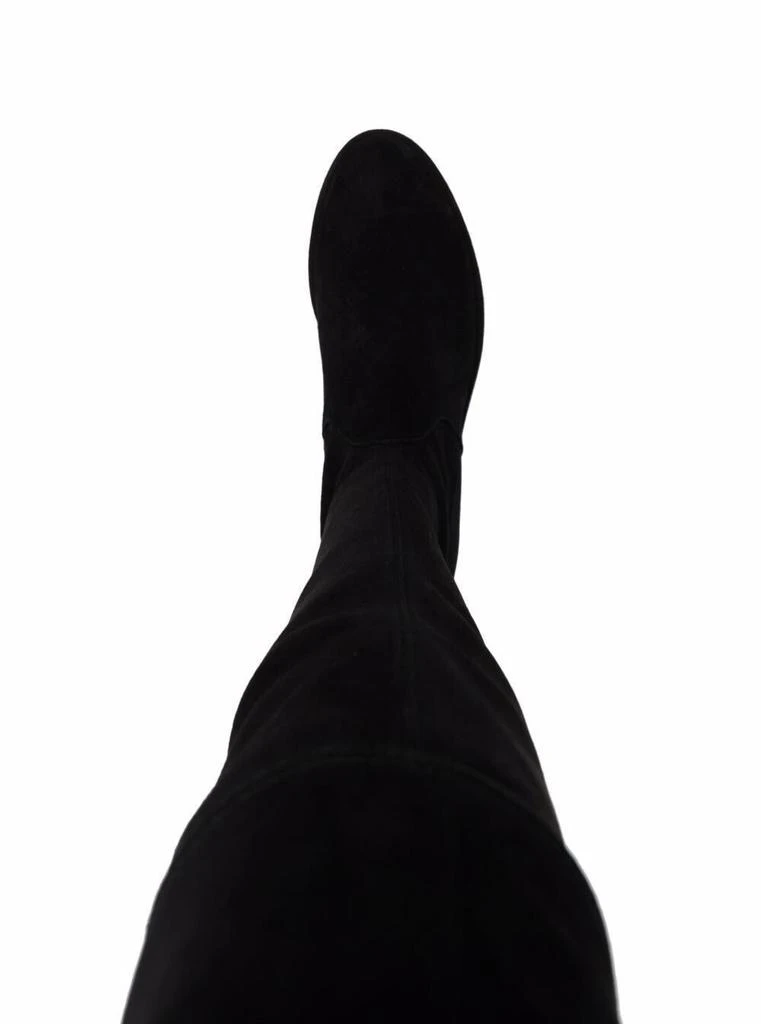 商品Stuart Weitzman|Lowland Black Suede Boots,价格¥8010,第4张图片详细描述