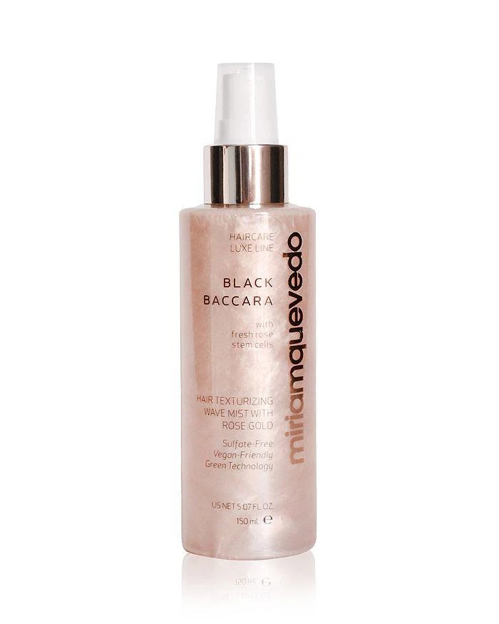 商品Miriam Quevedo|Black Baccara Hair Texturizing Wave Mist with Rose Gold 5.1 oz.,价格¥449,第1张图片