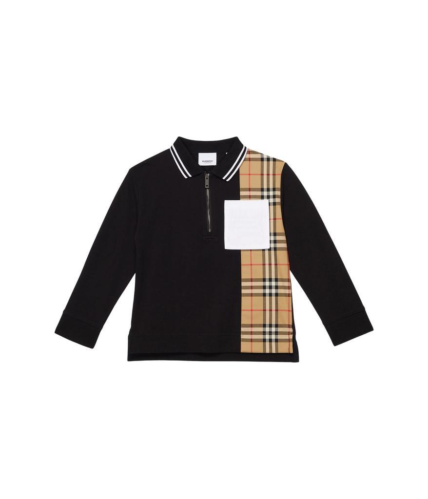 商品Burberry|Matthew Long Sleeve (Little Kids/Big Kids),价格¥1031-¥1289,第1张图片