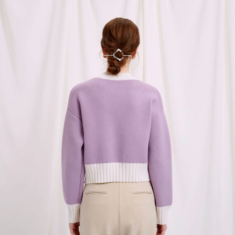 Zoie Wool Sweater - Lilac | Zoie羊毛毛衣 - 浅紫色 商品